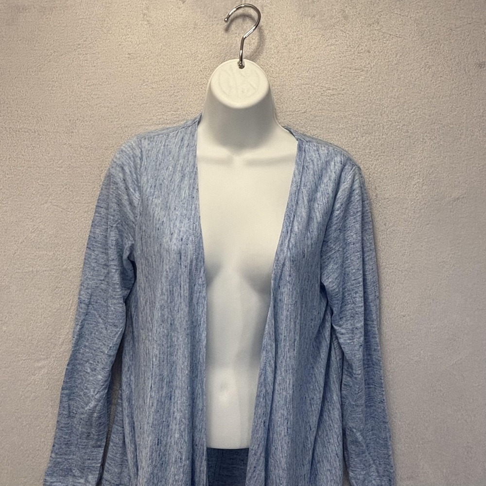 NWT Tahari 100% Linen Open Front Cardigan Womens Small Lightweight Beachy NEW - Picture 7 of 12